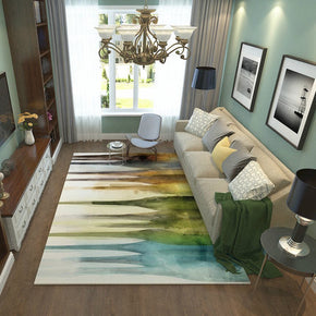 Colour Ink Pattern Modern Simple Contemporary Geometric Rugs For Living Room Dining Room Bedroom