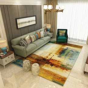 Multi-colour Printing Pattern Modern Simple Contemporary Geometric Rugs For Living Room Dining Room Bedroom