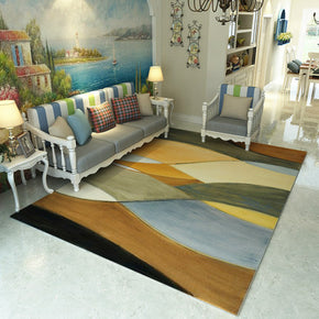 Colour Tree Stripe Pattern Pattern Modern Simple Contemporary Geometric Rugs For Living Room Dining Room Bedroom