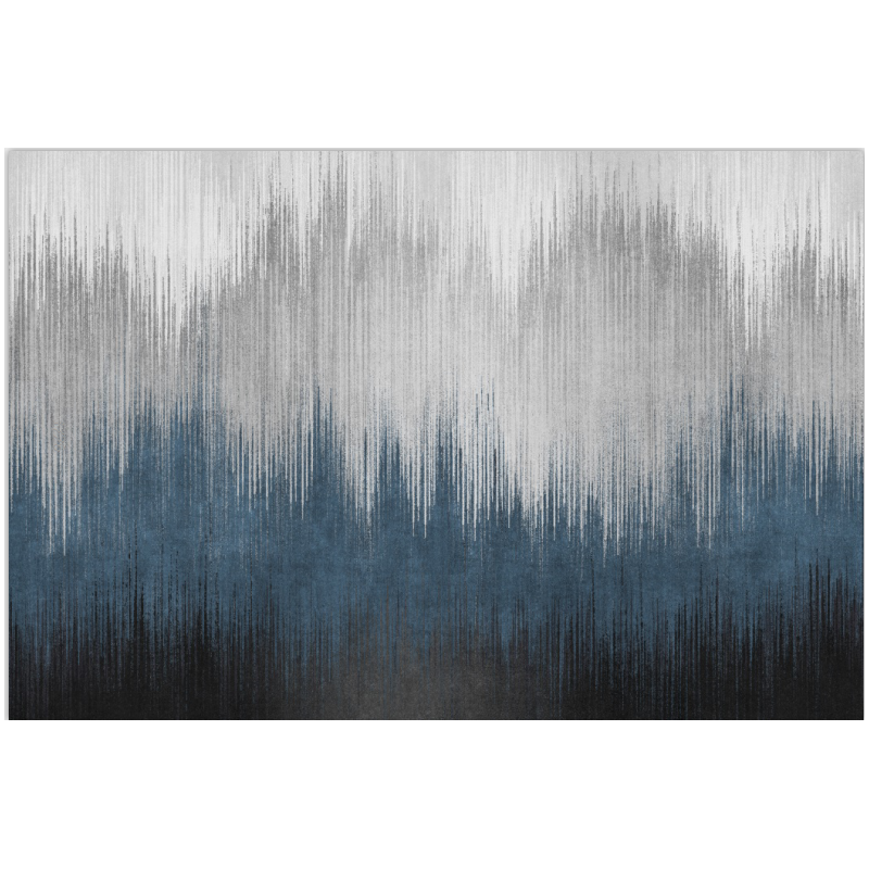 Gradient Modern Geometric Simple Rugs for Living Room Dining Room Bedroom Hall