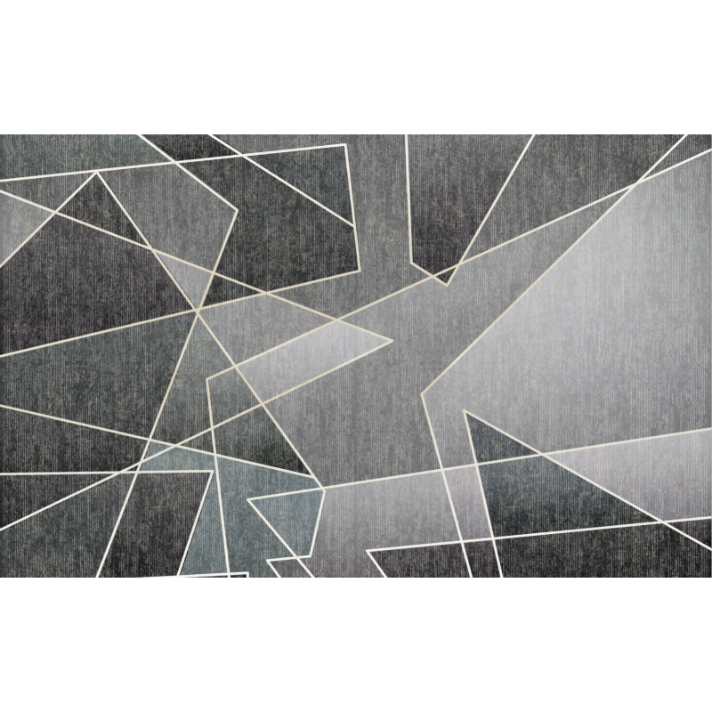 Geometric Grey line Gradient Modern Simple Rugs for Living Room Dining Room Bedroom Hall Office