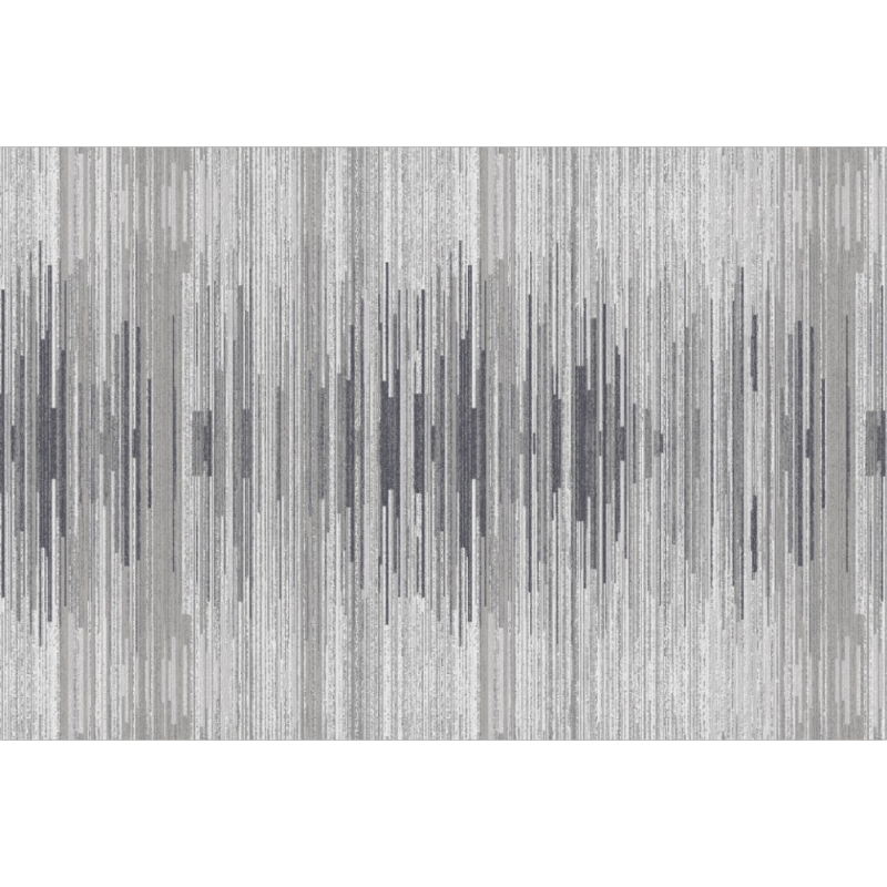 Gradient Grey Line Modern Striped Simple Geometric Rugs for Living Room Dining Room Bedroom Hall Office