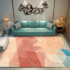 Yellow Modern Simple Rugs Polyester Carpets Patterned for Bedroom Hall Dining Room Living Room