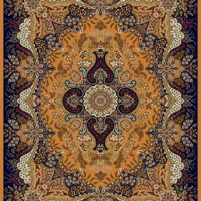 Yellow Brown Vintage Traditional Rugs For Living Room Dining Room Bedroom Hall