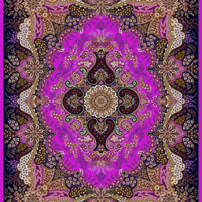 Purple Brown Vintage Traditional Rugs For Living Room Dining Room Bedroom Hall