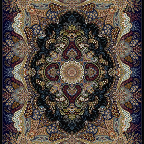 Black Brown Vintage Traditional Rugs For Living Room Dining Room Bedroom Hall