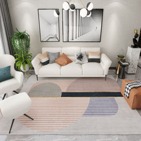 Modern Simplicity Geometric Moroccan Striped Patterned Rugs for Living Room Dining Room Bedroom Hall