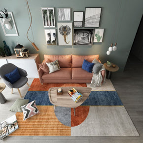 Yellow Modern Simplicity Geometric Moroccan Striped Patterned Rugs for Living Room Dining Room Bedroom Hall