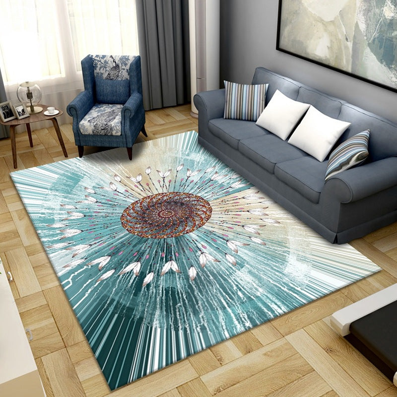 Small Fresh Abstract Simple Modern Rug Bedroom Living Room Sofa Rugs Floor Mat 11