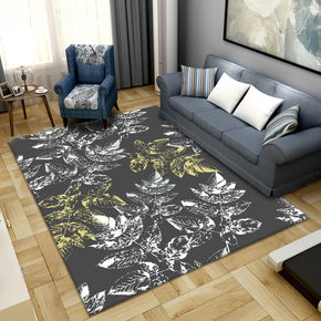 Small Fresh Abstract Simple Modern Rug Bedroom Living Room Sofa Rugs Floor Mat 17