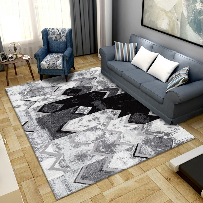 Small Fresh Abstract Simple Modern Rug Bedroom Living Room Sofa Rugs Floor Mat 19
