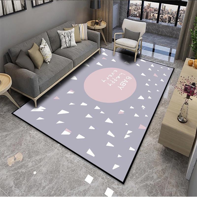 Modern Geometric Simple Patterns Rug For Bedroom Living Room Sofa Rugs Floor Mat 08