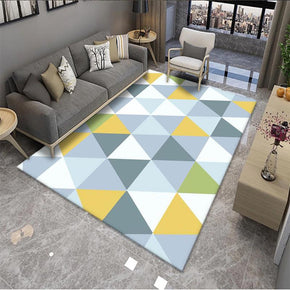 Stitching Geometric Patterns Modern Rug For Bedroom Living Room Sofa Rugs Floor Mat 06