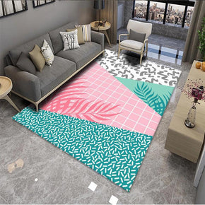 Stitching Geometric Patterns Modern Rug For Bedroom Living Room Sofa Rugs Floor Mat 19