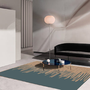 Green Yellow Geometry Striped Modern Rug 3D Pattern Floor Mat for Bedroom Living Room Sofa Office Hall