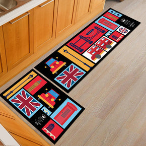 Modern Kitchen Carpet Floor Mats Oil-proof Anti-skid Pad Bathroom Toilet Water Absorption Bedroom Mats and Door Mats