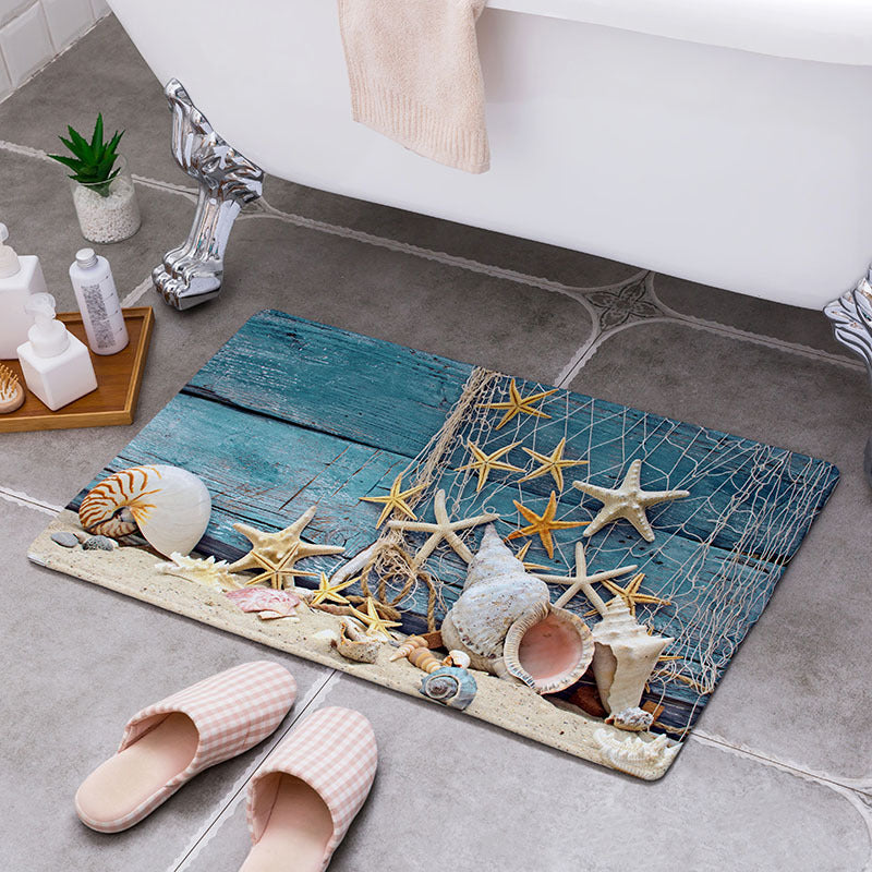 Ocean Biological Modern Patterned Area Rugs Anti-slip Carpets Doormat Bath Mat