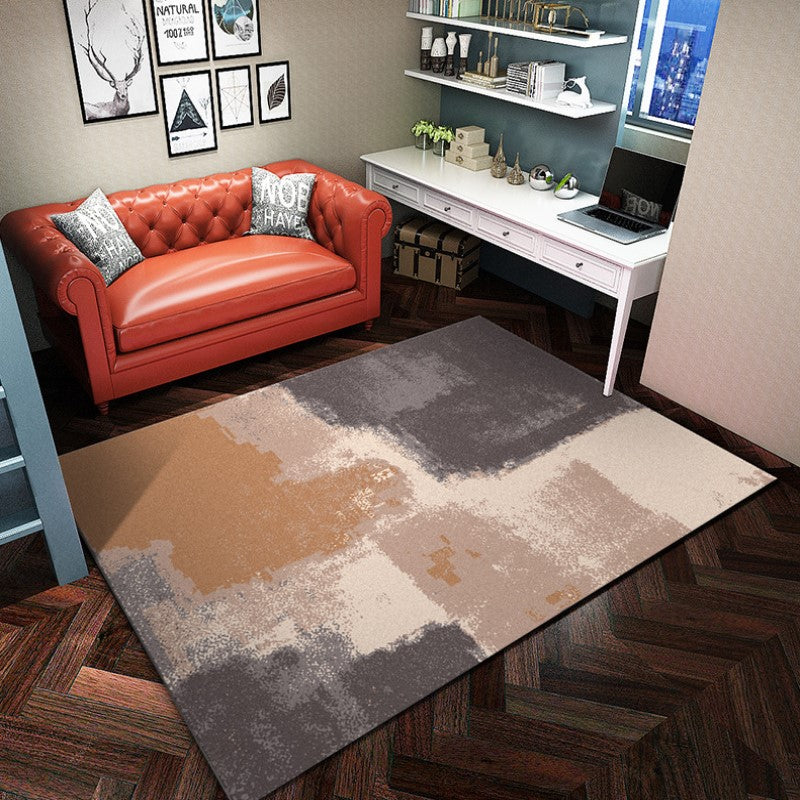 Abstract Gradient Striped Line Geometric 3D Pattern Modern Simplicity Rug Floor Mat for Bedroom Living Room Sofa Office Hall