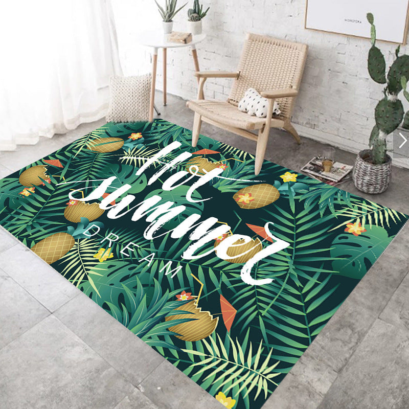 Modern Green Simplicity Pattern Rugs Area Carpets for Living Room Bedroom Office Hall