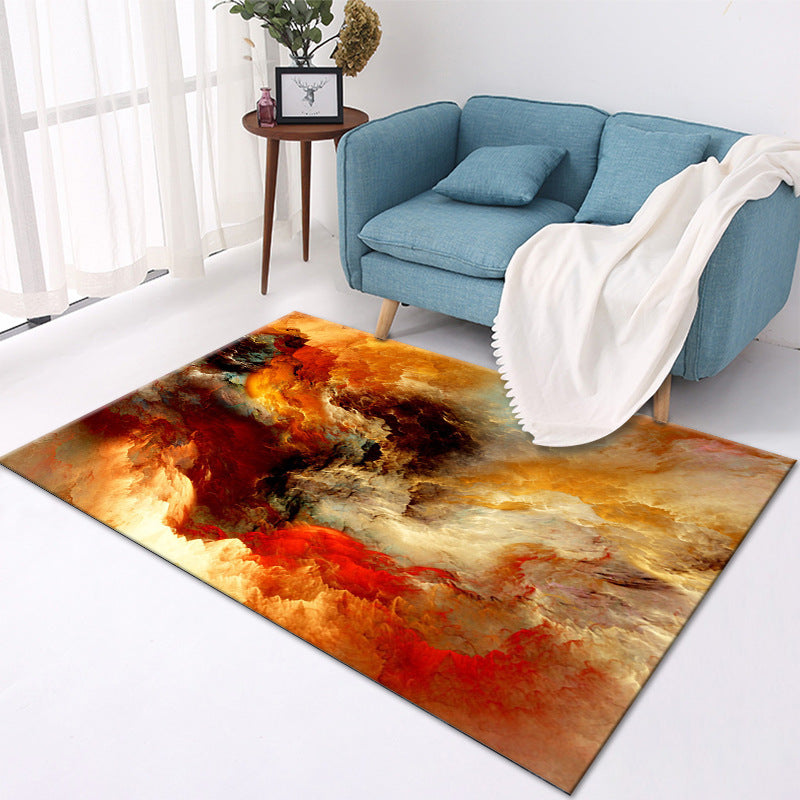 200*300cm Orange Gradient Modern Pattern Simplicity Rugs