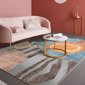 01 Moroccan Simplicity Geometry Modern Polyester Carpets Pattern Rugs for Hall Dining Room Bedroom Living Room Office