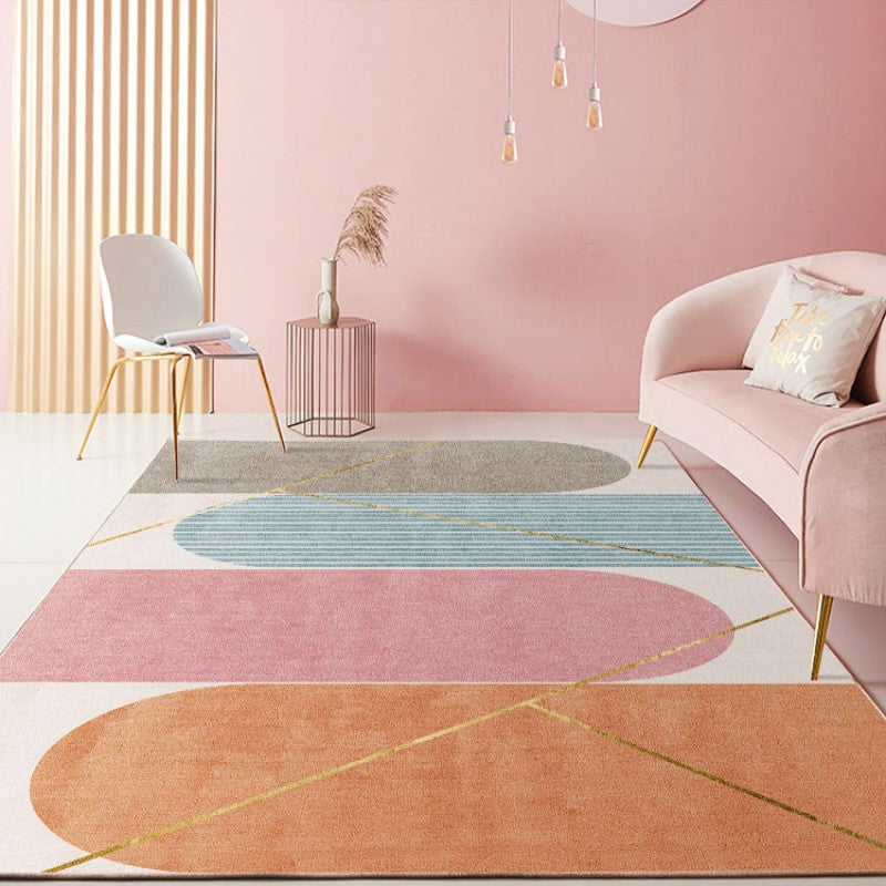 10 Moroccan Simplicity Geometry Modern Polyester Carpets Pattern Rugs for Hall Dining Room Bedroom Living Room Office