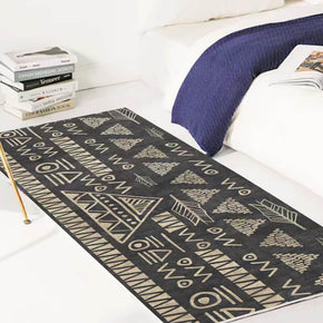 Moroccan Modern Simplicity Polyester Rugs Patterned Bedside Carpets for Hall Dining Room Bedroom Living Room