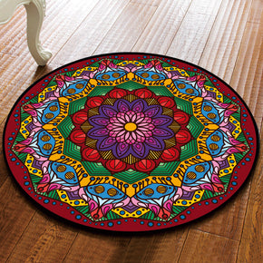 Gorgeous Vintage Printed Patterned Round Modern Rug for Living Room Bedroom Kitchen Hall 16