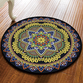 Gorgeous Vintage Printed Patterned Round Modern Rug for Living Room Bedroom Kitchen Hall 18