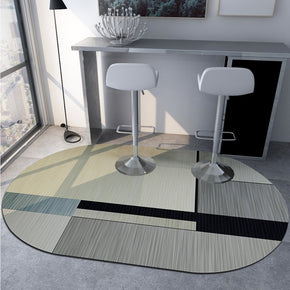 Geometric Beige Modern Irregular Rugs for Bedroom Living room