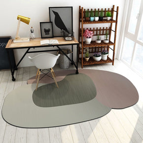 Pink Beige Modern Irregular Rugs for Bedroom Living room