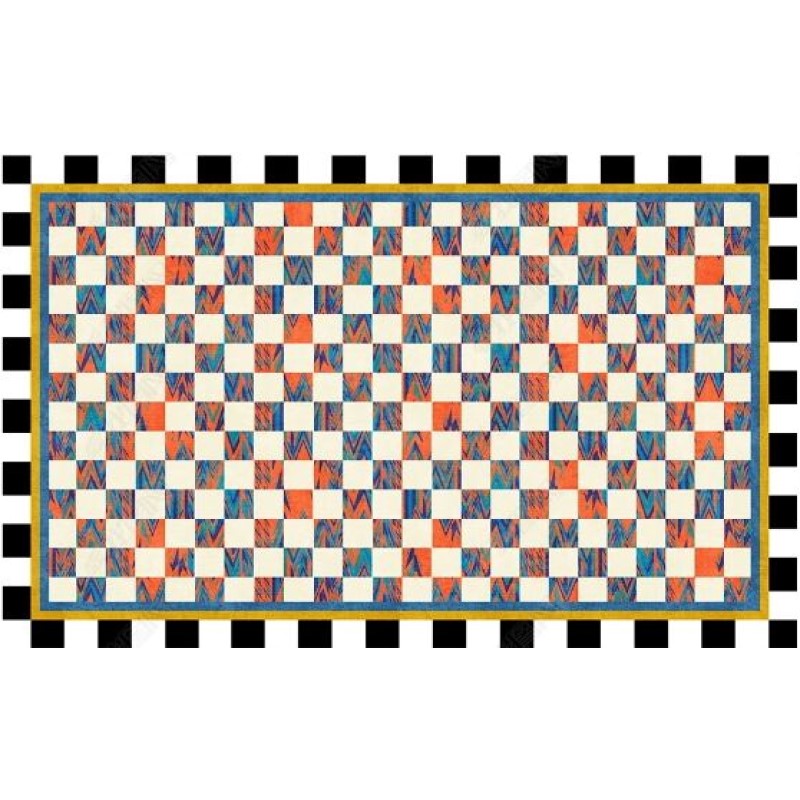Multi-color Grid Abstract Modern Carpets for the Living Room Hall