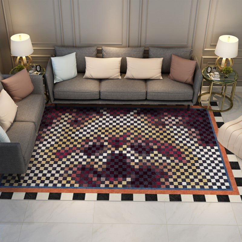 Mosaics Puppy Pattern Abstract Modern Rugs for Living Room Dining Room Bedroom