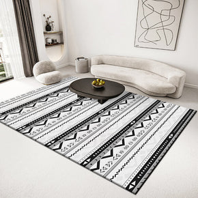 Striped Printed Rugs Moroccan Patterns Carpets for Bedroom Living Room