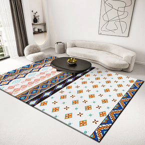 Striped Printed Rugs Moroccan Patterns Carpets for Bedroom Living Room