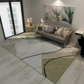05 Multi-colours Geometric Printed Simplicity Carpet for Bedroom Living Room