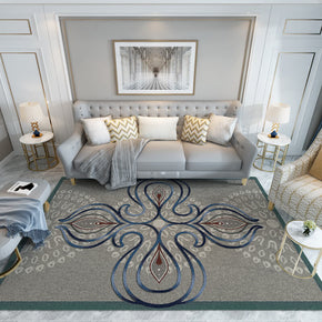 Classical Printed Rugs for Living Room Dining Room Bedroom Hall