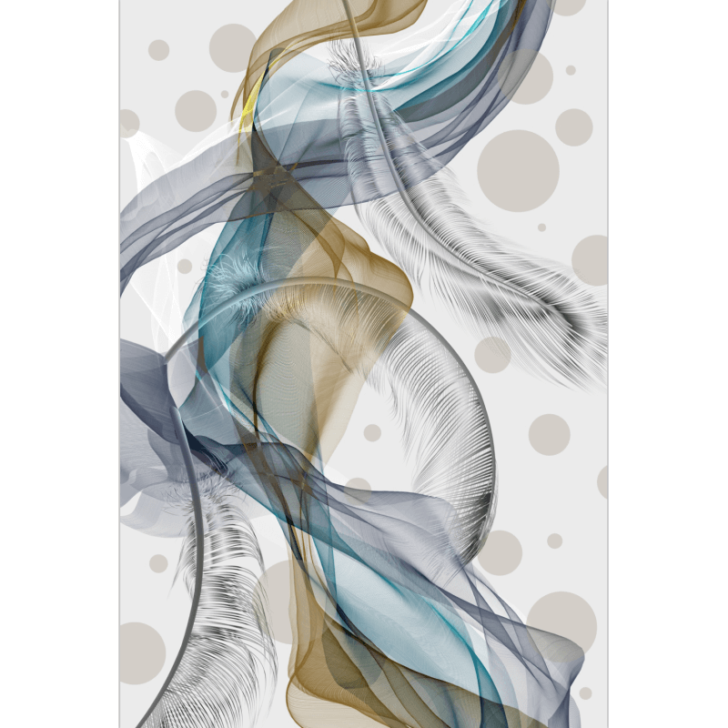 Simple Colorful Abstract Lines Rugs for Living Room Dining Room Bedroom Hall