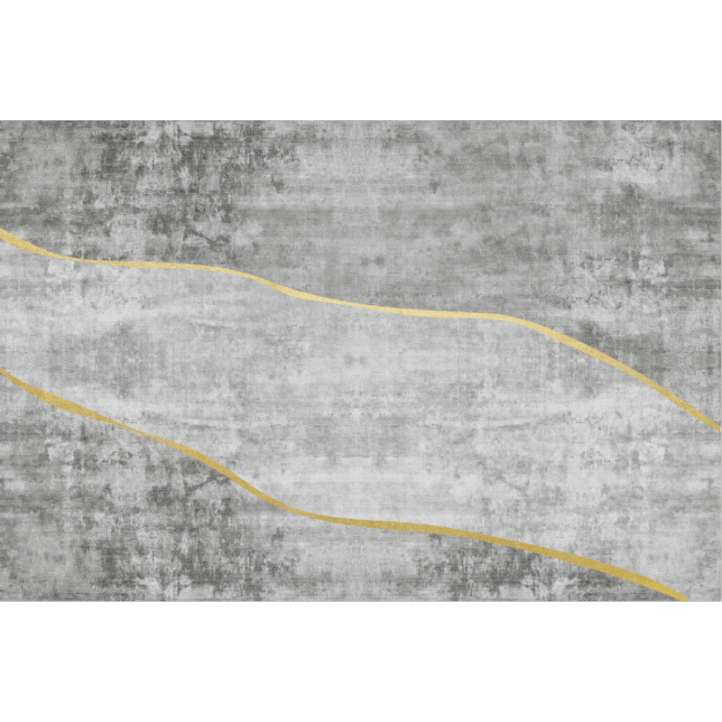 Grey Simplicity Modern Area Rugs Floormat for Living Room Bedroom Office Hall