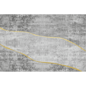 Grey Simplicity Modern Area Rugs Floormat for Living Room Bedroom Office Hall