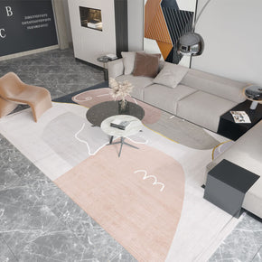 Multi-colours Simple and Fresh Style Carpet Patterned Area Rugs Floormat for Living Room Bedroom Office Hall