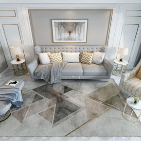 Geometric Patterns Area Rugs Floormat for Living Room Bedroom Office Hall