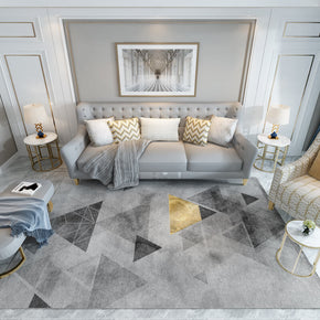 Moroccan Gray Carpets Floormat for Living Room Bedroom Office Hall