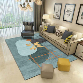Green Fresh Printed Carpets for Living Room Bedroom