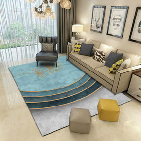 Green Printed Carpet Area Rugs for Living Room Bedroom Hall