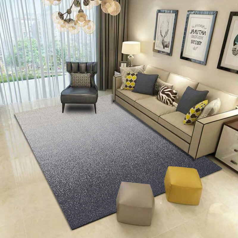 Gradient Grey Carpet Area Rugs for Living Room Bedroom Hall