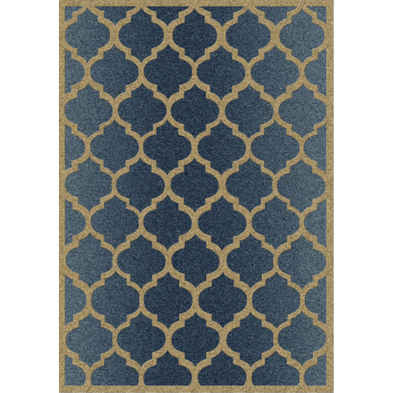 Gray Lantern Shape Geometric Area Rugs Floor Mat for Living Room Bedroom Office Hall