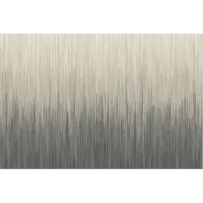 Gradient Grey Striped Modern Rugs for Living Room Bedroom Hall