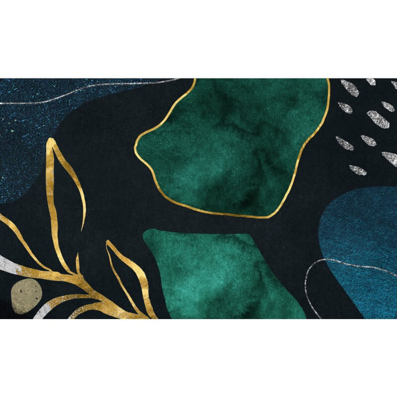 Modern and Simple Dark Green Carpets Area Rugs for Living Room Bedroom Hall