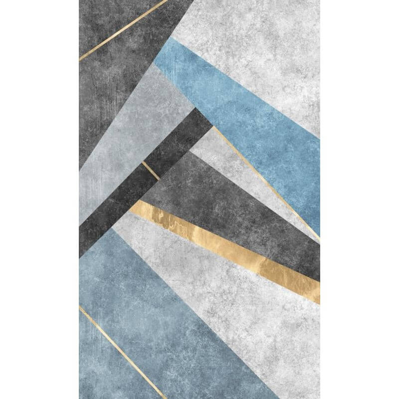 Colorful Splicing Irregular Pattern Geometric Rugs for Living Room Dining Room Bedroom Hall